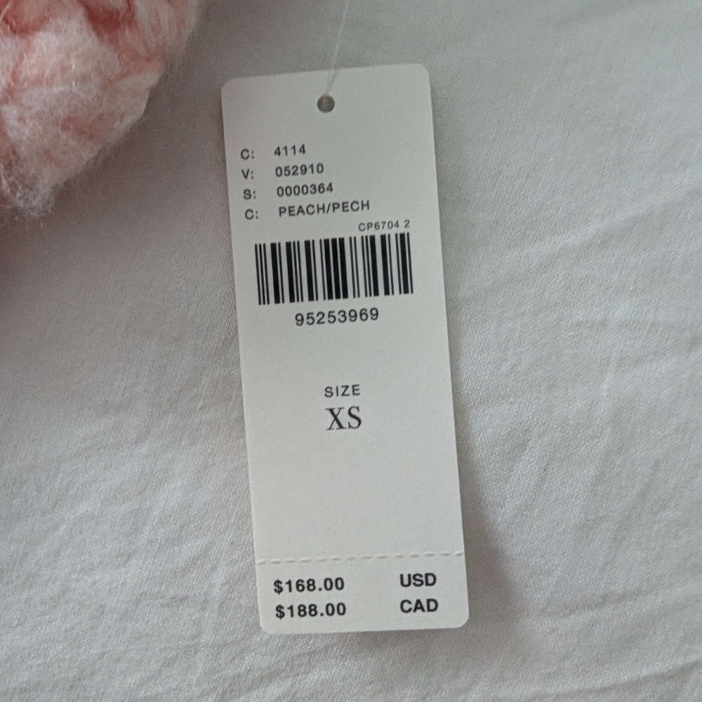 Cozy Peach Anthropologie Knit Sweater - Picture 5 of 5